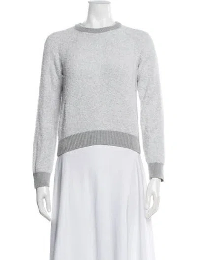 Pre-owned Rag & Bone Crew Neck Sweater In White