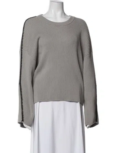 Pre-owned Rag & Bone Crew Neck Sweater In White