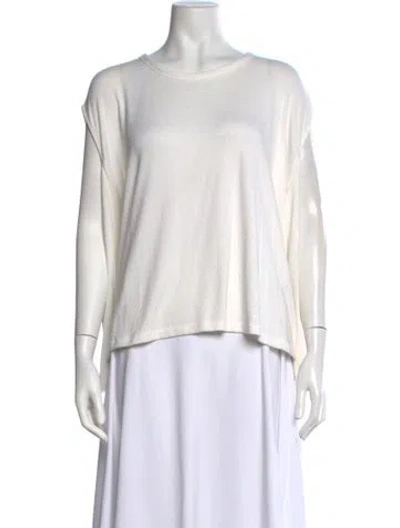 Pre-owned Rag & Bone Crew Neck Sweater In White