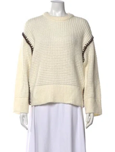 Pre-owned Rag & Bone Crew Neck Sweater In White