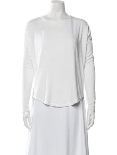 Pre-owned Rag & Bone Crew Neck Sweater In White