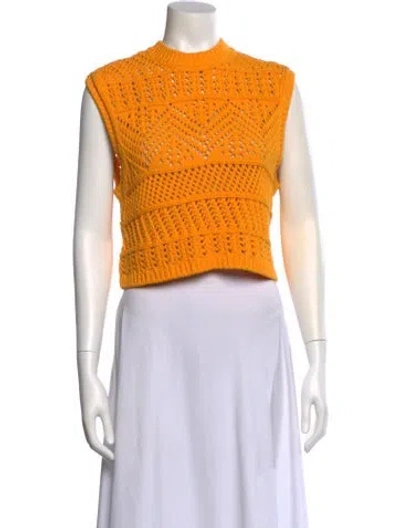 Pre-owned Rag & Bone Crew Neck Sweater In Yellow