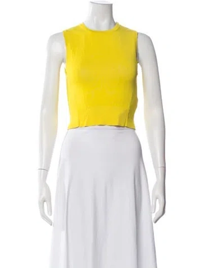 Pre-owned Rag & Bone Crew Neck Sweater In Yellow