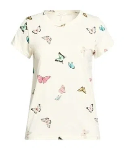 Rag & Bone Crew-neck Short-sleeve T-shirt In Neutral