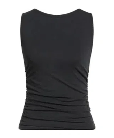 Rag & Bone Crew-neck Sleeveless Tank Top In Black