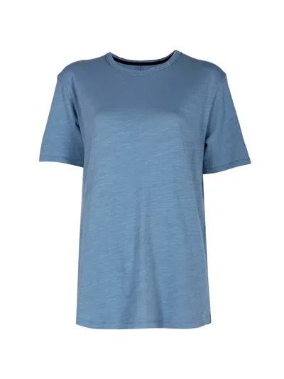 Rag & Bone Crew-neck T-shirt In Blue