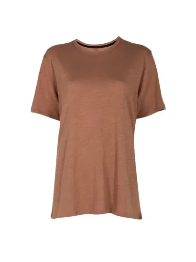 Rag & Bone Crew-neck T-shirt In Brown