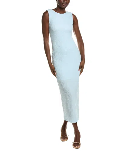 Rag & Bone Crinkle Maxi Dress In Blue