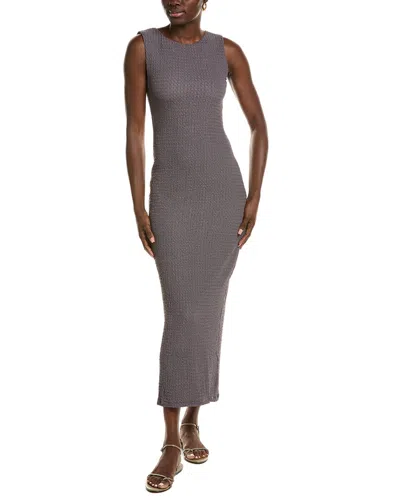 Rag & Bone Crinkle Maxi Dress In Purple