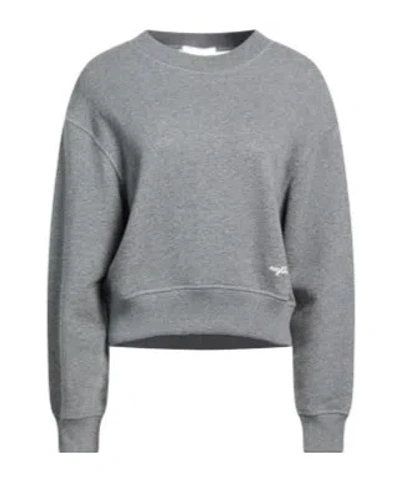 Rag & Bone Cropped Crewneck Sweatshirt In Gray