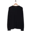 Rag & Bone Curtis Crewneck Cotton Sweater In Black