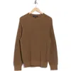 Rag & Bone Curtis Crewneck Cotton Sweater In Brown