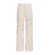 Rag & Bone Cut-out Logan Mid-rise Wide-leg Jeans In White