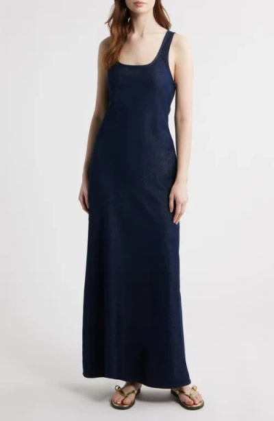 Rag & Bone Daisy Denim Maxi Dress In Blue