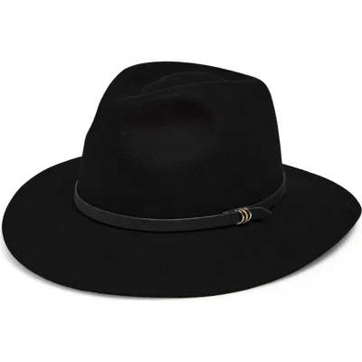 Rag & Bone Dakota Wool Fedora In Black