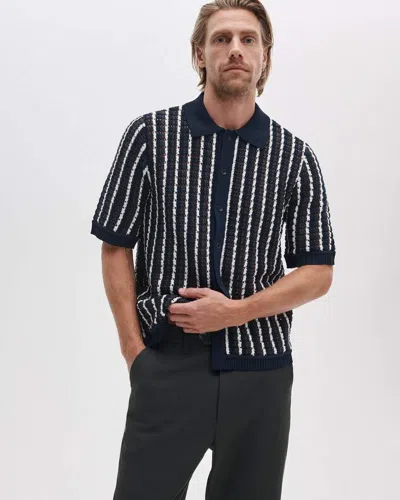 Rag & Bone Dalton Crochet Shirt In Multi