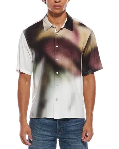 Rag & Bone Dalton Rose Shirt In Animal Print