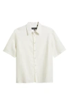 Rag & Bone Men's Dalton Dobby Short-sleeve Shirt In White