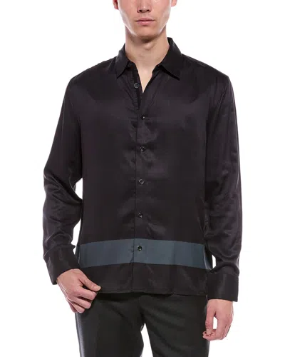Rag & Bone Dalton Stripe Shirt In Black