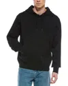 Rag & Bone Damon Hoodie In Terry In Black