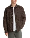 Rag & Bone Dane Padded Shirt Jacket In Brown