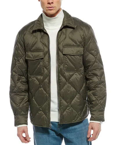 Rag & Bone Dane Zip Shirt Jacket In Gray