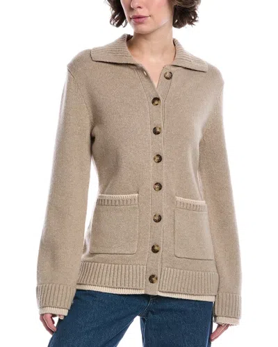 RAG & BONE DANICA TONAL WOOL & CASHMERE-BLEND CARDIGAN