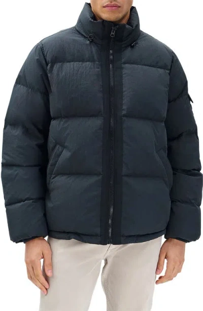 Rag & Bone Daniel Quilted Down Puffer Jacket In Black