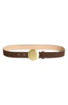 Rag & Bone Dara Suede Belt In Dccsd
