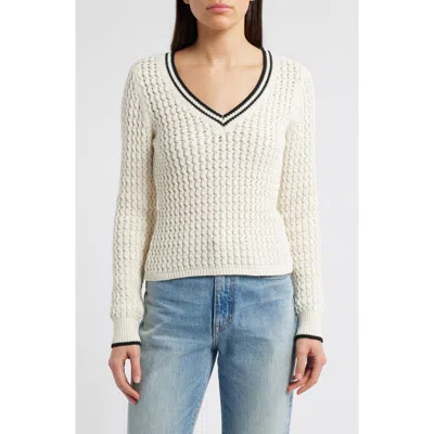 RAG & BONE RAG & BONE DARIA TEXTURED COTTON BLEND SWEATER