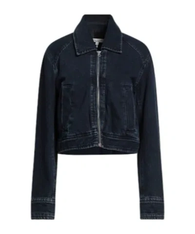 Rag & Bone Dark Denim Jacket In Black