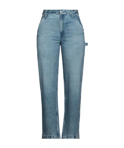 Rag & Bone Darkwash Straightleg Jeans In Blue