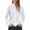 Rag & Bone Dayton Cotton Poplin Button-up Shirt In White