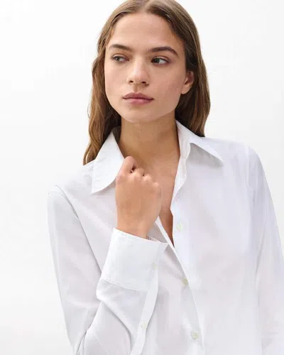 Rag & Bone Dayton Poplin Shirt In White