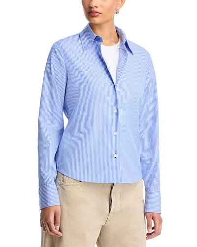 Rag & Bone Dayton Stripe Shirt In Blue