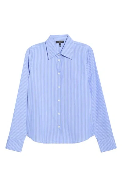 Rag & Bone Dayton Stripe Shirt In Blue