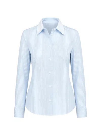 Rag & Bone Dayton Striped Shirt In Blue