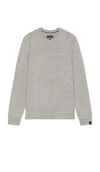 Rag & Bone Declan Cashmere Crew Sweater In Animal Print