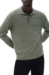 Rag & Bone Declan Cashmere Polo Sweater In Green