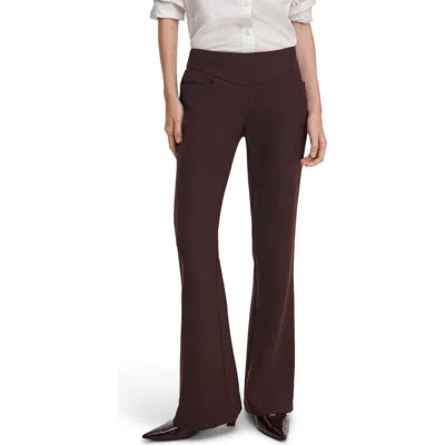 Rag & Bone Demi Flare Leg Pants In Burgundy