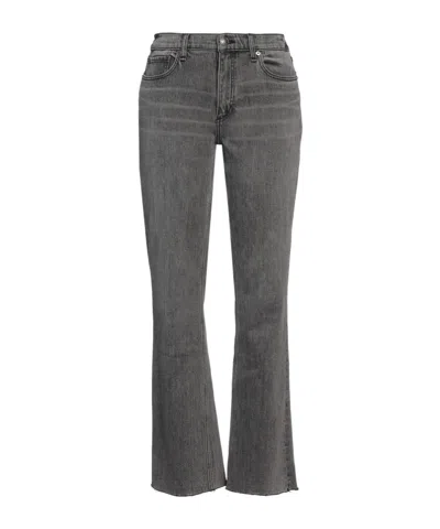 Rag & Bone Denim Boot-style Pants In Black
