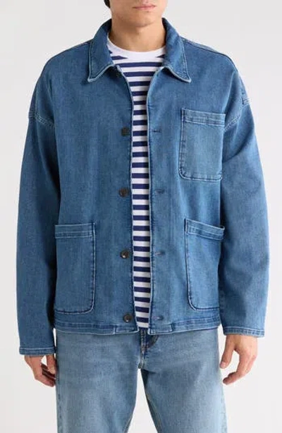 Rag & Bone Denim Chore Jacket In Blue