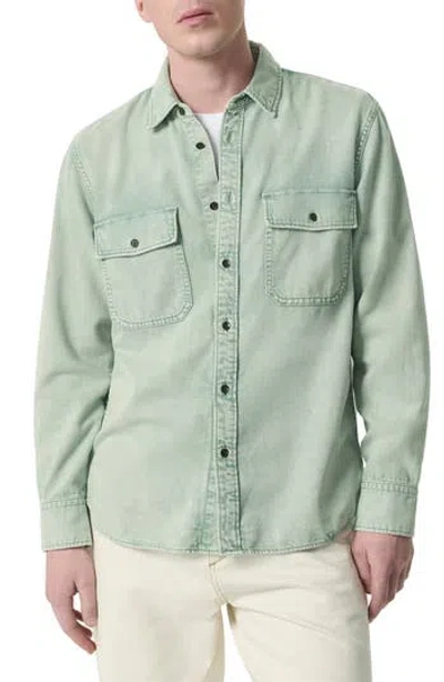 Rag & Bone Denim Cpo Button-up Shirt In Green