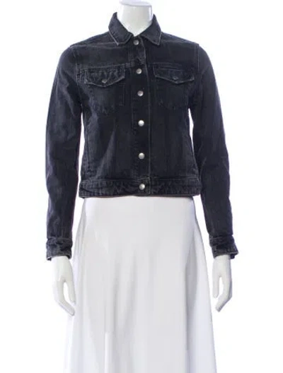 Pre-owned Rag & Bone Denim Jacket In Black