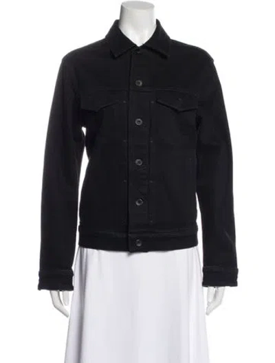 Pre-owned Rag & Bone Denim Jacket In Black