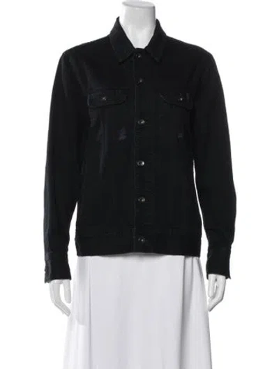 Pre-owned Rag & Bone Denim Jacket In Black