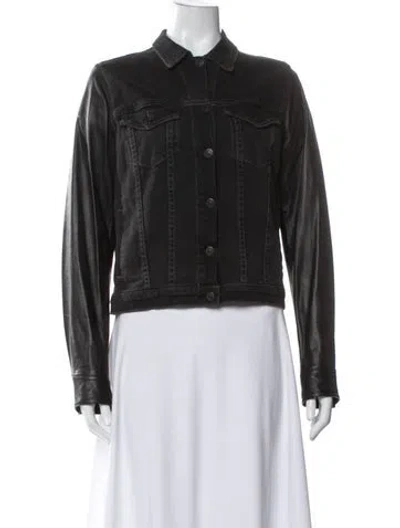 Pre-owned Rag & Bone Denim Jacket In Black