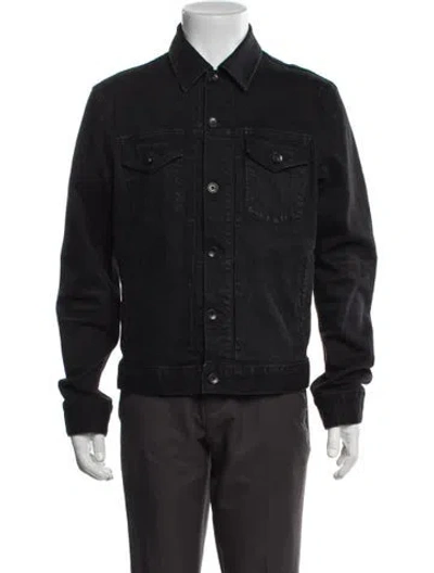 Pre-owned Rag & Bone Denim Jacket In Black