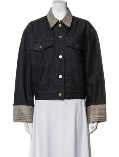 Pre-owned Rag & Bone Denim Jacket In Black