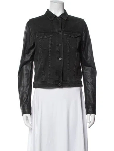 Pre-owned Rag & Bone Denim Jacket In Black